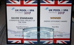 UK Pool Spa Awards Aqua Blue